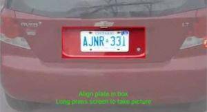 license plate