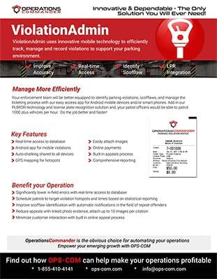 ViolatioAdmin violation management hotsheet