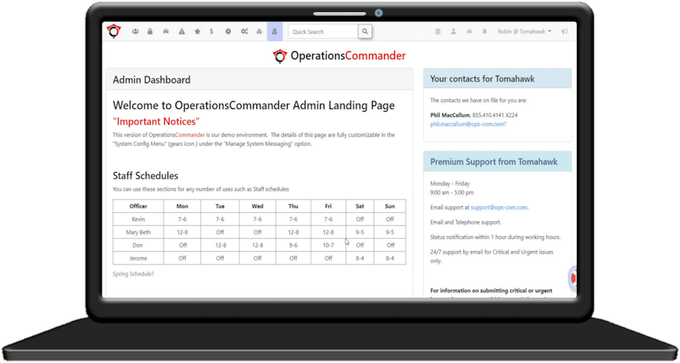 ParkAdmin parking management dashboard