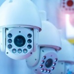 CCTV watching over parking lot