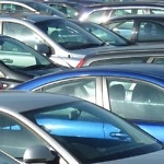 car crowded parking lot