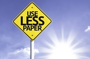 use less paper