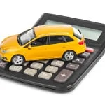 yellow car on parking lot calculator