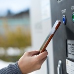 PARCS pay parking terminal