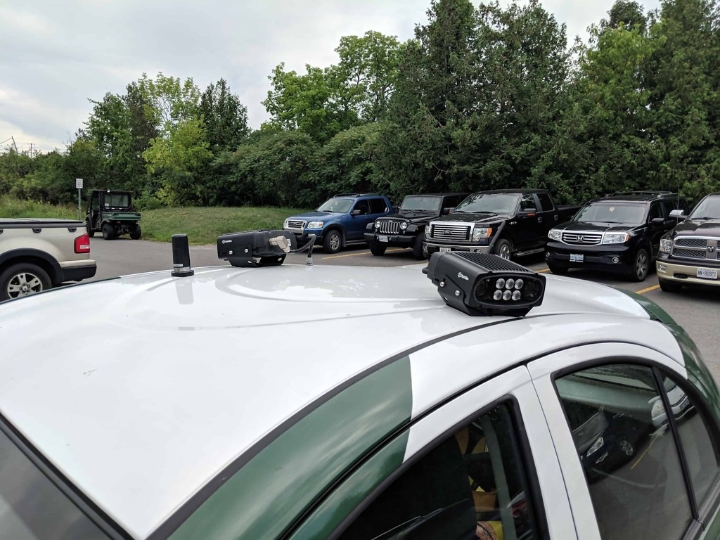 roof mount LPR camera