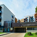 Modern,Residential,Apartment,Building,Architecture,With,Garage.,House,And,Parking