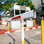 Automatic,Gate,Barrier,Parking,Sign,Building,Entrance,Access,Security,System