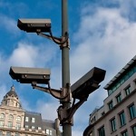 Cctv,Cameras,In,Central,London,Uk,With,Buildings,In,The