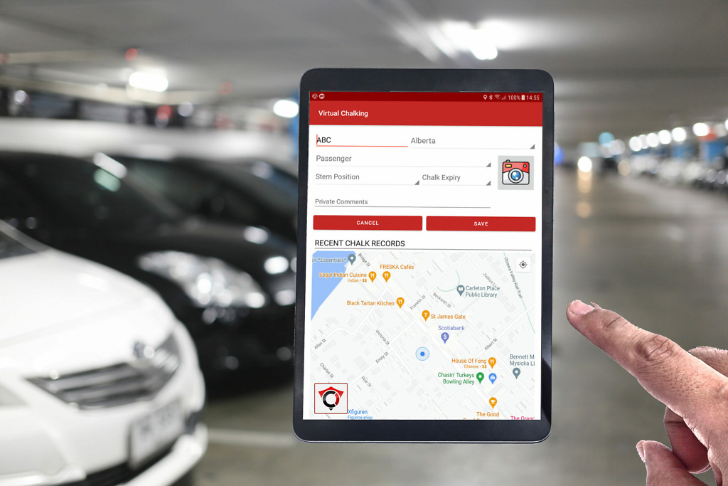 opscom handheld virtual chalking