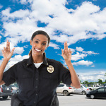 parking control officer parking lot